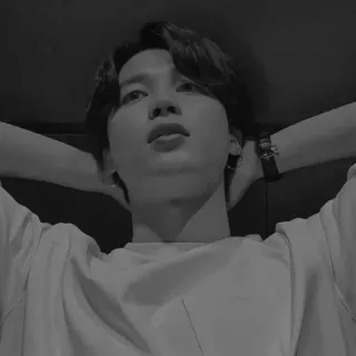 🦔 eba722b3 homem, pessoa, monocromático, retrato, preto e branco, camiseta telegram sticker