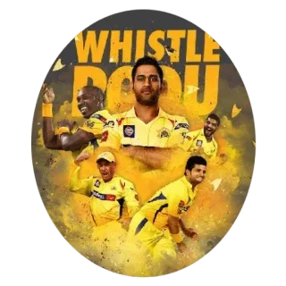 ✨ 9db0f756 WHISTLE PODU Cricket, Sport, Team, Trikot, Chennai, Pfeife, Podu whatsapp sticker
