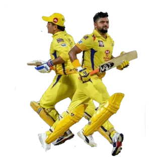 🤝 b5c85992 Cricket, Sport, Athlet, Mannschaft, Uniform, MS Dhoni, Suresh Raina whatsapp sticker