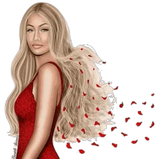 🥀 51469f1f mulher, anjo, vestido, beleza, asas telegram sticker