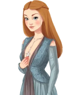 😊 6382b1e6 Sansa Stark Game of Thrones Fantasia, Série TV, Personagem, Retrato telegram sticker
