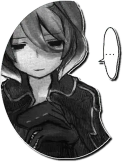 💬 0d330d96 ... Anime, Manga, Personaggio, Triste, Fumetto pensiero telegram sticker