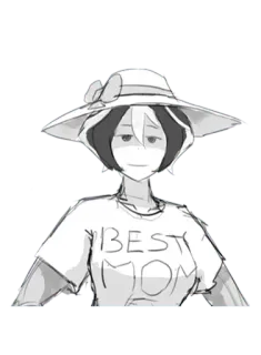 😏 101ae4bb BEST MOM mamma migliore, mamma, personaggio, cappello telegram sticker