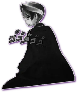 👿 9765a7e2 ゴゴゴゴゴ Anime, Manga, Jojo, Minaccioso, Gogogo telegram sticker