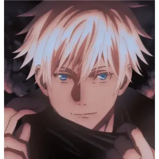 🙂 70a5b734 Gojo Jujutsu Kaisen Anime, Manga, Gojo Satoru, Jujutsu Kaisen, Hechicero, Personaje, Arte whatsapp sticker