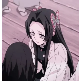 🙂 5c13309b Kanae Kocho Demon Slayer Anime, Demon Slayer, Kanae Kocho, Farfalla, Personaggio whatsapp sticker