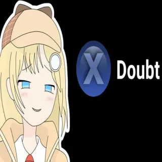 🤷‍♂️ 7f7b4f73 Amelia Watson Doubt vtuber, anime, twijfel, meme, Amelia Watson, Hololive telegram sticker