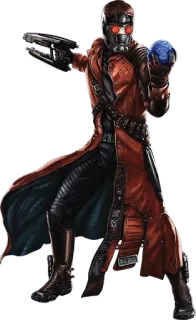 🔮 109b9d23 Star-Lord Guardians of the Galaxy สตาร์ลอร์ด, รวมพันธุ์นักสู้พิทักษ์จักรวาล, มาร์เวล, ซูเปอร์ฮีโร่, อวกาศ, ภาพยนตร์ telegram sticker