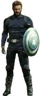 💪 4fe945c0 Captain America Marvel ซูเปอร์ฮีโร่, มาร์เวล, กัปตันอเมริกา, โล่, อเวนเจอร์ส telegram sticker