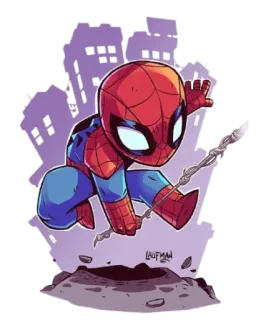 🕷 d0f62877 Spider-Man สไปเดอร์แมน, ซูเปอร์ฮีโร่, หนังสือการ์ตูน, มาร์เวล, Laufman telegram sticker