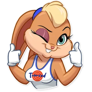 Lola Bunny telegram stickers