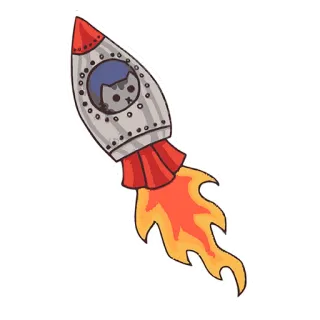 Space Kitties by @spacejournal telegram stickers