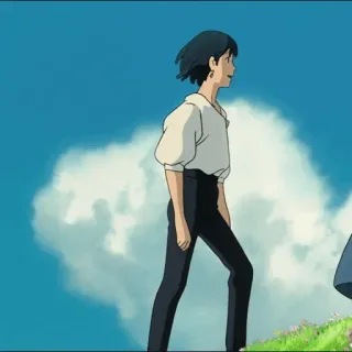 ⚜ 073a427f Howl Howl's Moving Castle Anime, Howl's Moving Castle, Howl, Studio Ghibli telegram sticker