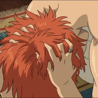 🐇 77d113cb Anime, Rambut oranye, Animasi, Orang, Karakter telegram sticker