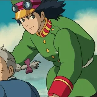 ⚜ 7a589445 Howl Howl's Moving Castle Anime, Howl's Moving Castle, Ghibli, Fantasi telegram sticker