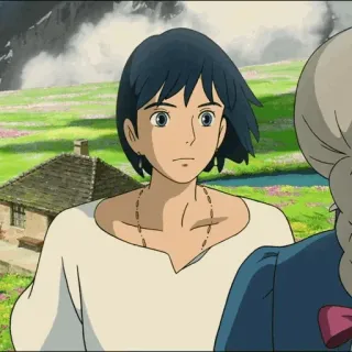 ⚜ c31937b3 Howl Howl's Moving Castle Anime, Ghibli, Film, Fantasi, Howl's Moving Castle, Howl telegram sticker