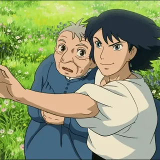 ⚜ cbb5bdb2 Howl Howl's Moving Castle Anime, Karakter, Howl's Moving Castle, Ghibli, Persahabatan, Karakter, Animasi telegram sticker