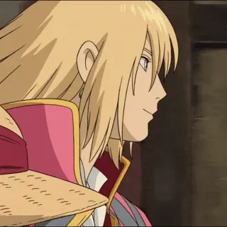 🐇 d79c5b58 Howl Howl's Moving Castle Anime, Howl's Moving Castle, Karakter, pria telegram sticker