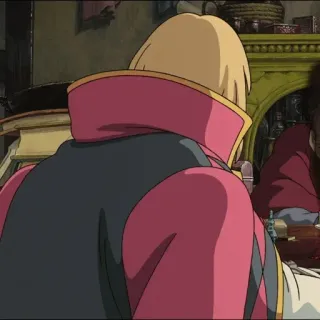 🐇 fcf49df1 Howl Howl's Moving Castle Anime, Karakter, Howl's Moving Castle, Film, Fantasi telegram sticker