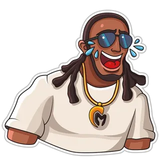 😂 f485151d 笑, 太阳镜, 开心, 表情符号, 贴纸, 酷, 男人, 卡通 telegram sticker