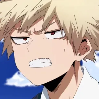 😬 97544451 Katsuki Bakugo My Hero Academia Anime, Manga, En colère, Héros, Bakugo telegram sticker