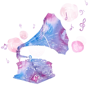 〰 1b33f7a8 gramofone, música, vintage, antigo, toca-discos, antiquado telegram sticker