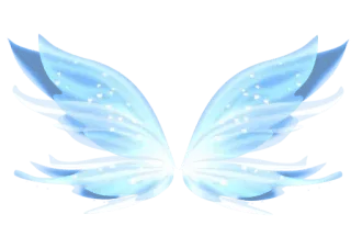 🌸 3331f1e1 asas, fada, azul, brilho, fantasia, mágico, etéreo telegram sticker