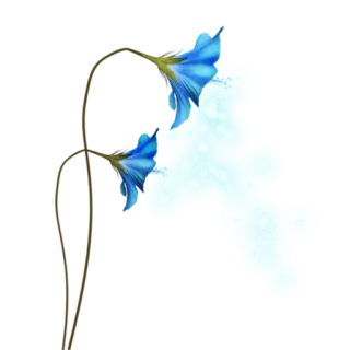 🌸 8cd1ce01 flor, planta, azul, natureza, floral, florada telegram sticker