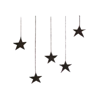 ⭐ ae8e576a estrelas, estrelas penduradas, decorações, metálico, celestial, ornamentos telegram sticker
