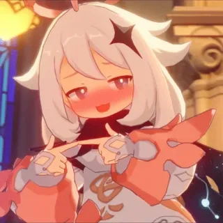 👉 a545a932 Paimon Genshin Impact паймон, genshin impact, видеоигра, аниме, милый, каваий, персонаж telegram sticker