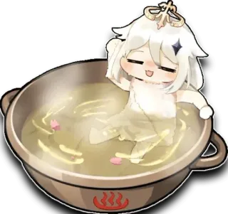 🍜 ab01d22d Paimon Genshin Impact Аниме, Мультфильм, Видеоигра, Genshin Impact, Паймон telegram sticker