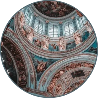 👼 532567fd arsitektur, kubah, langit-langit, gereja, seni, interior whatsapp sticker