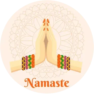 🙏 6625e105 Namaste Namaste, Salam, Tangan, India, Selamat Datang, Hindu, Spiritual whatsapp sticker