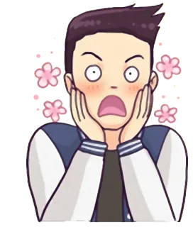 😱 50d0ff1c в шоке, удивлен, смущен, расстроен, аниме, манга telegram sticker