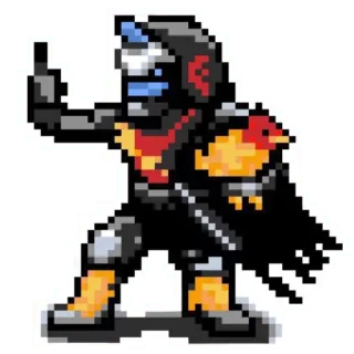 ♠️ 890c17d8 พิกเซลอาร์ต, นิ้วกลาง, ท่าทางดูหมิ่น, ตัวละครพิกเซล, ตัวละครวิดีโอเกม, การ์ตูน telegram sticker