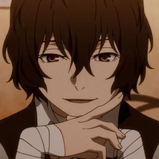 🔰 3323abb2 Osamu Dazai Bungou Stray Dogs Anime, Manga, Dazai, Bungou Stray Dogs, Personaggio, Osamu Dazai whatsapp sticker