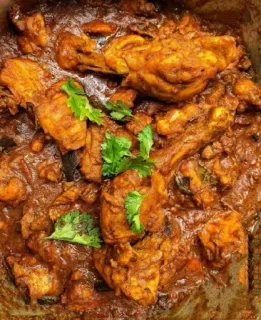 🤩 115795a4 nourriture, poulet, curry, plat, coriandre telegram sticker