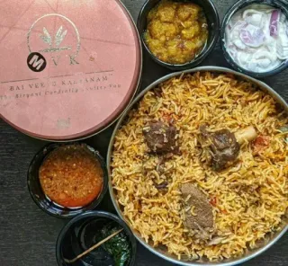 🤩 1159c92b BAI VEE O. KALTANAM BIRYANI Condiments-Sultan Fan Biryani, Nourriture, Cuisine indienne, Riz, Viande, Condiments telegram sticker