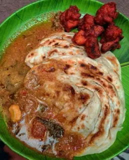 🤩 5633d3dc nourriture, paratha, cuisine indienne, curry, poulet telegram sticker
