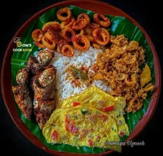 🤩 5b213f73 SOW'S COOK BOOK
Soumiya Vignesh nourriture, cuisine, plat, riz, poisson, omelette, calamars telegram sticker