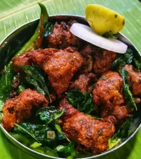 🤩 67669baa nourriture, frit, poulet, apéritif, indien, plat telegram sticker