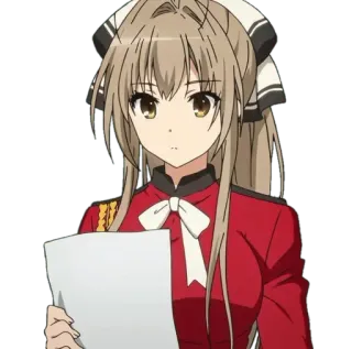 🧐 40c30b78 anime, girl, uniform, cartoon, character, cute, female whatsapp sticker