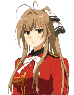 😊 4e7b5529 anime girl, cartoon, female, uniform, character whatsapp sticker