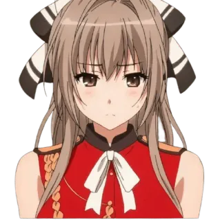 😢 ecf2d3ce anime, military uniform, cartoon, female, girl, illustration, animated whatsapp sticker