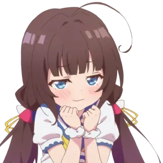 😍 1b34f725 Anime, Garota, Fofa, Desenho animado, Personagem telegram sticker