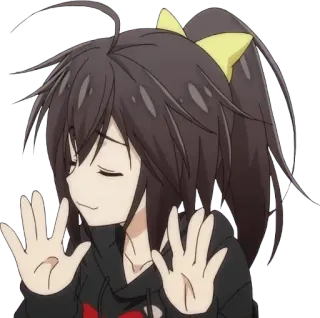 ✋ 4e3865c5 Anime, Garota, Adesivo, Desenho animado, Personagem telegram sticker