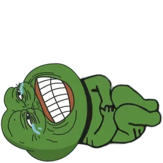 🤣 df5bd7d5 Pepe the Frog pepe, rana, meme, internet, lol whatsapp sticker