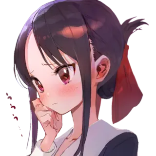 🌈 70382c66 Kaguya Shinomiya Kaguya-sama: Love Is War anime, manga, girl, character, kaguya, love is war, shinomiya telegram sticker