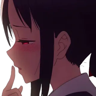 🌈 c5dd044b Kaguya Shinomiya Kaguya-sama: Love Is War anime, kaguya-sama, love is war, blushing, shinomiya, manga telegram sticker