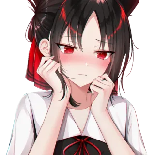 🌈 d0763053 Kaguya Shinomiya Kaguya-sama: Love Is War anime, kaguya, kaguya-sama, love is war, manga, cartoon telegram sticker